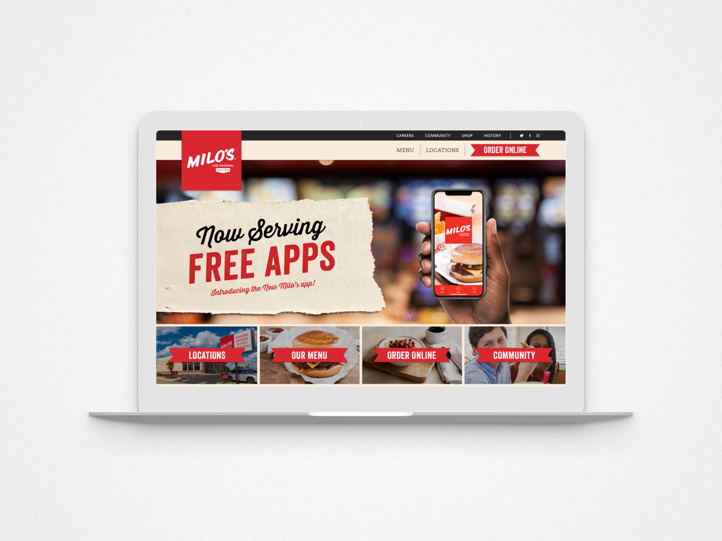 Milo's site Cayenne Creative